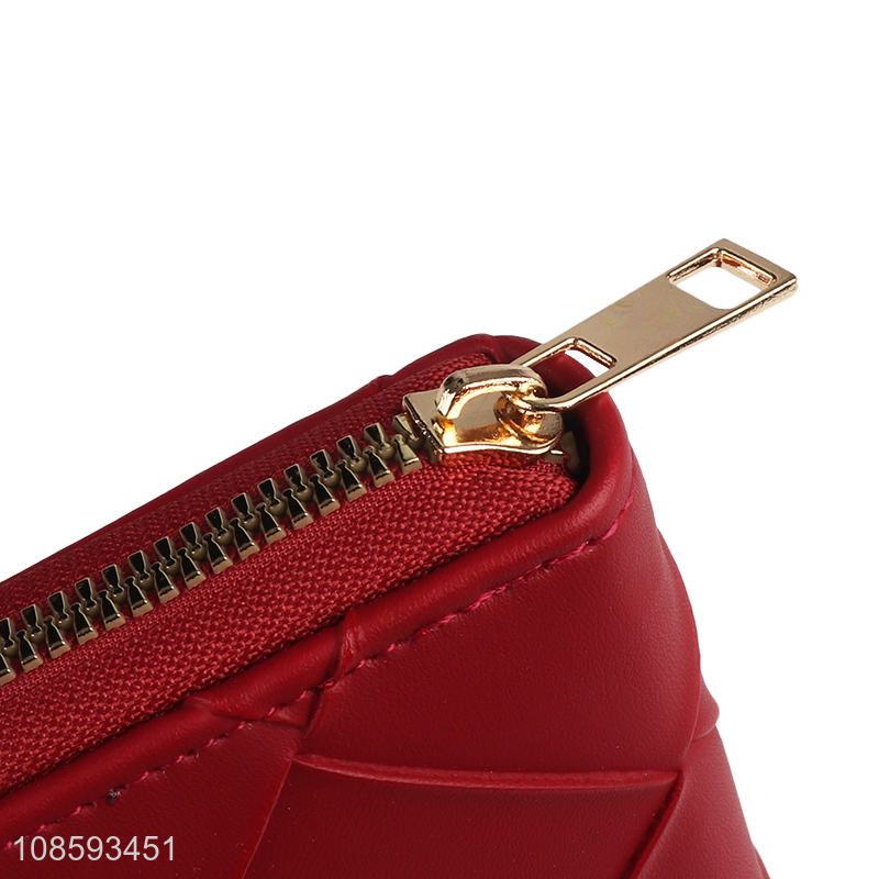 Popular products red women cash credit card holder wallet