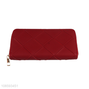 Popular products red women cash credit card holder wallet