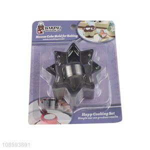 New product stainless steel biscuit mould mousse cake cutter