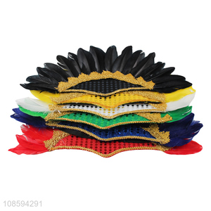 China factory colorful carnival costume headdress headband