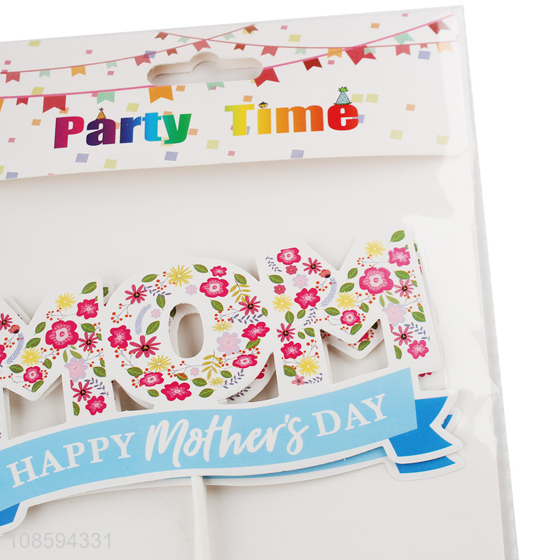 Hot products happy mother's day cake decoration cake topper