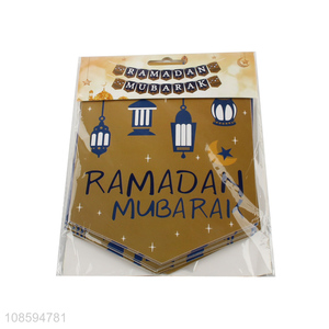 Most popular ramadan mubarak banner decoration for party supplies