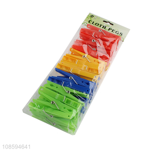 China products 40pieces plastic clothes pegs clips for sale