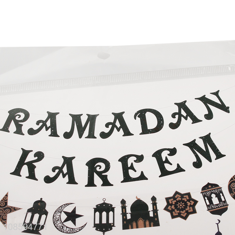 Low price islamic muslim ramadan banner decoration for sale