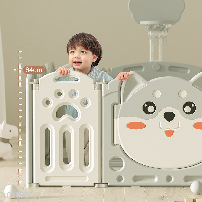 Wholesale cute safety toddler playpen baby crawling mat fence