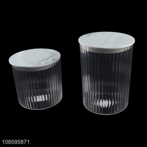 Wholesale airtight food storage jars plastic canisters for kitchen
