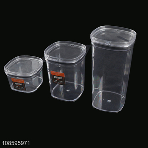 Wholesale kitchen rice grain storage jars tea storage container