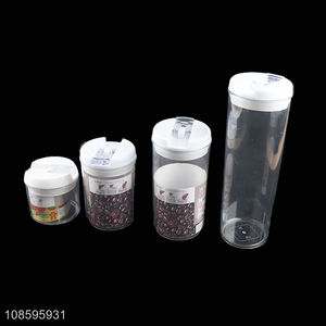 Wholesale airtight vacuum food storage container grain storage jars