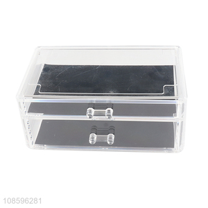 China factory clear makeup organizer cosmetic <em>box</em> for <em>jewelry</em>