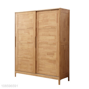 China products bedroom furniture solid wood wardrobe for sale