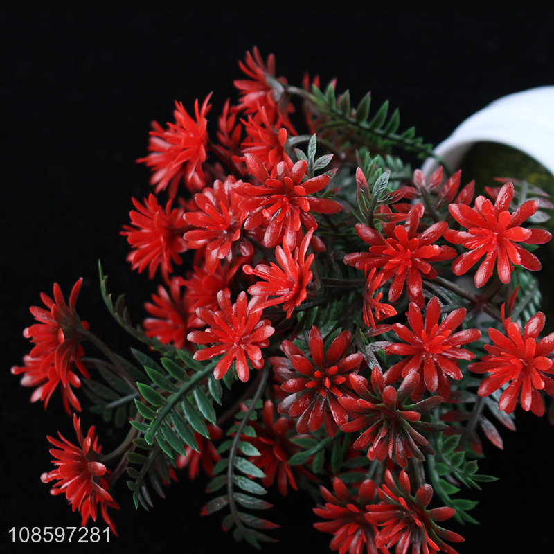 Yiwu factory decorative plastic artificial bonsai fake flower