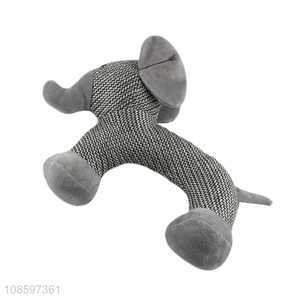 Popular products elephant shape cute animal plush toys for sale