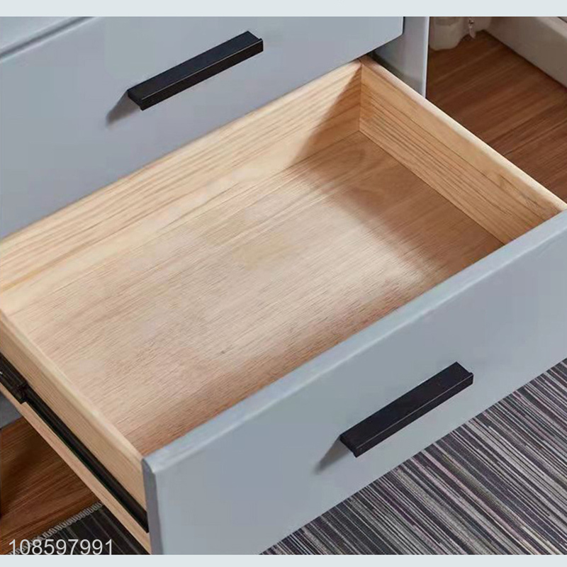 Hot selling modern faux leather nightstand bedside table for bedroom