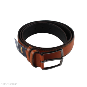 Wholesale 125cm men's casual dress belt pu leather belt