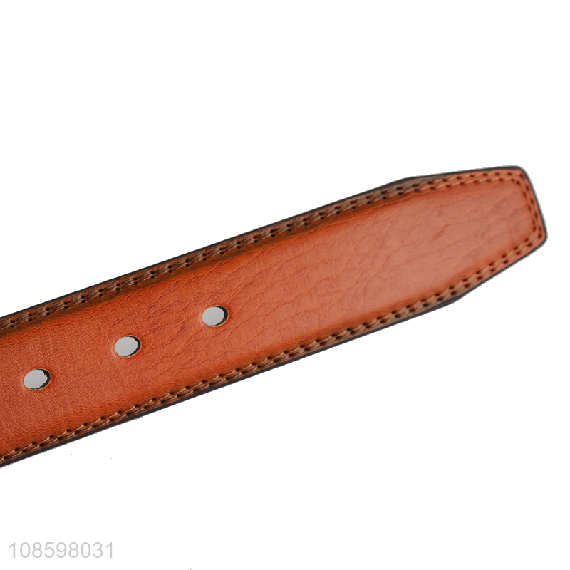 Wholesale 125cm men's casual dress belt pu leather belt