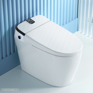 Wholesale one-piece ceramic smart toilet with foot induction flush