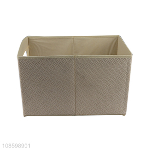 High quality folding nonwoven storage box for clothes toys books