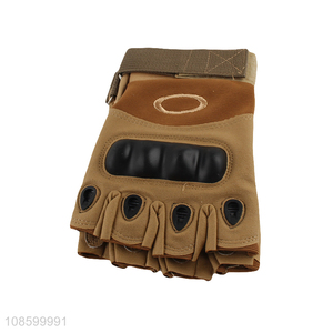 Wholesale anti-slip wear resistant sports gloves half-finger gloves