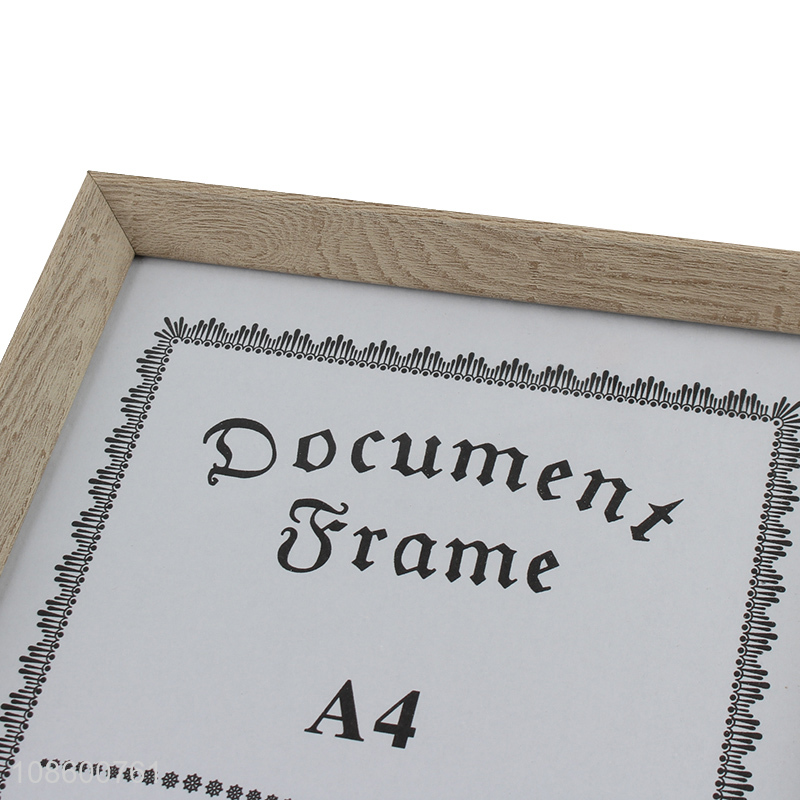 Online wholesale A4 document award diploma frame without stand