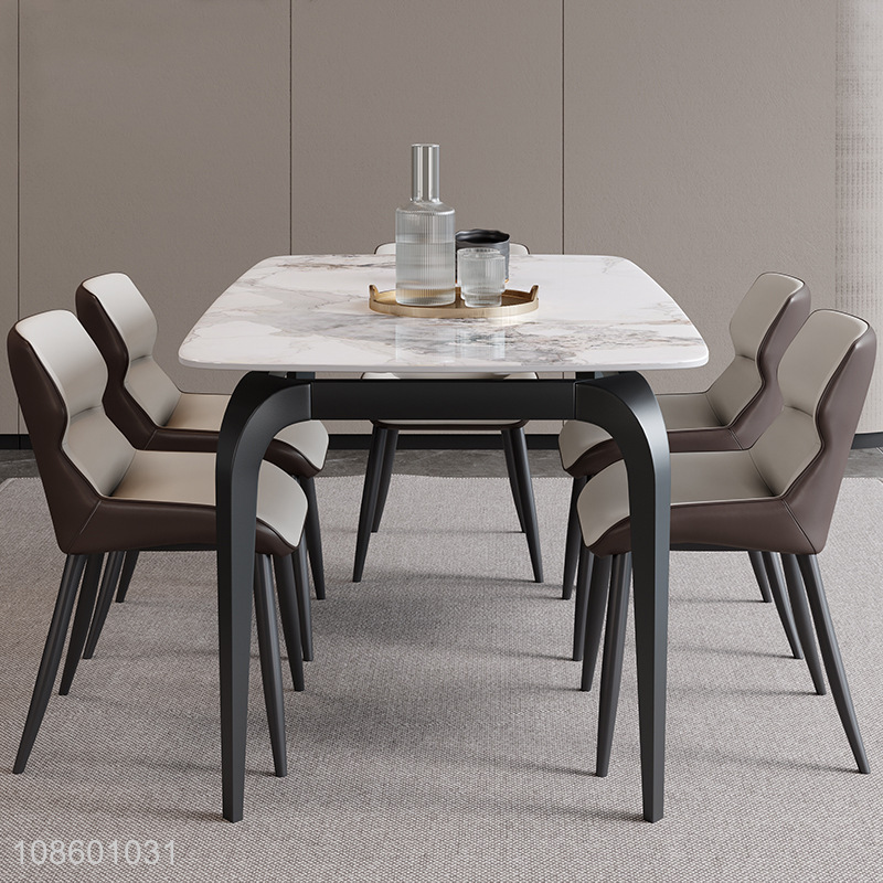 Latest products retractable foldable family dining table for sale