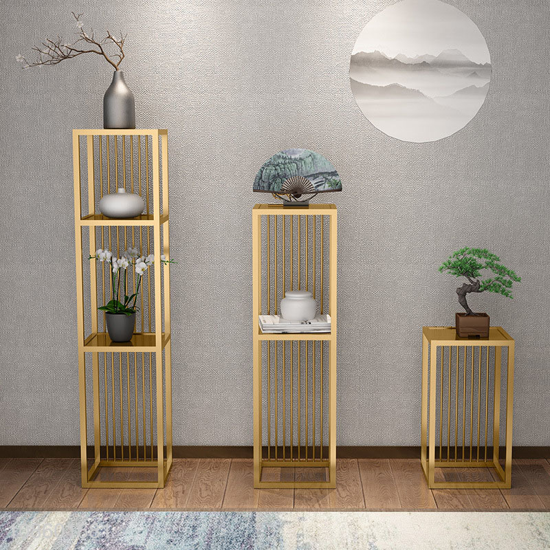 Online wholesale iron art flower stand set for multiple plants