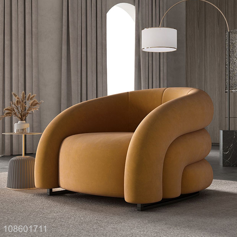 Good quality upholstered sponge sofa chair living room furniture