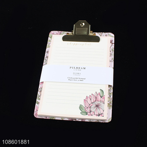 Top selling school office <em>memo</em> board with metal clip and note <em>pads</em>