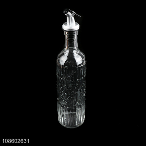 Hot selling glass vinegar bottle cooking oil container