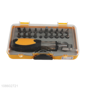 Low price professional retchet screwdriver and bits set for sale