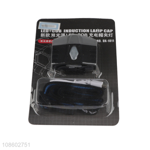 Top quality outdoor led+cob induction cap lamp clip for sale