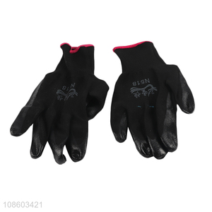 Popular products black polyester <em>labor</em> working <em>gloves</em> for sale