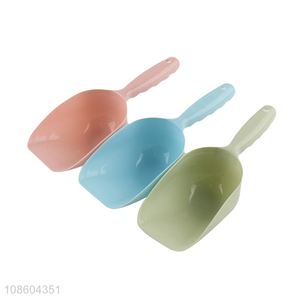 High quality plastic cat dog food measuring scoop for pets supplies