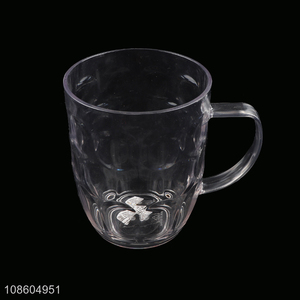 Wholesale plastic beer cup plastic beer glasses with handle