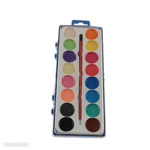Wholesale 16 colors washable watercolor paint set for beginners