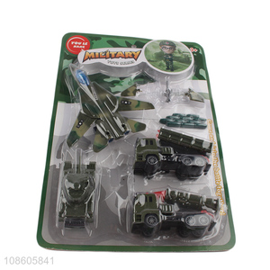 Hot selling military toy set military vehicles set for kids boys