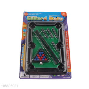 Wholesale mini billiard balls snooker pool toy for kids age 3+