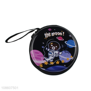 Factory supply round cartoon mini coin <em>purse</em> children wallet