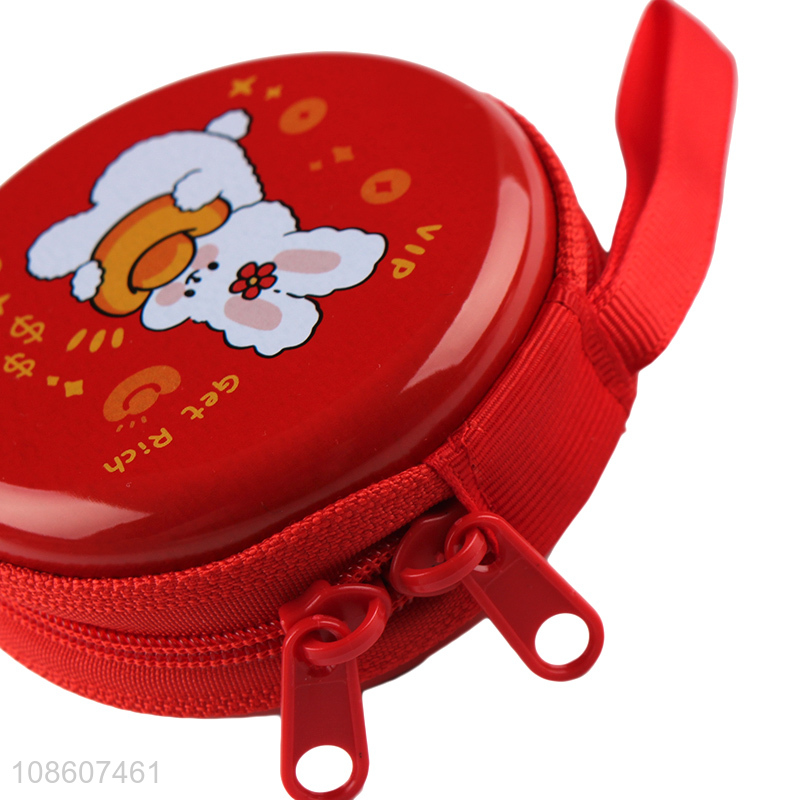 China factory cartoon round coin purse change purse for sale