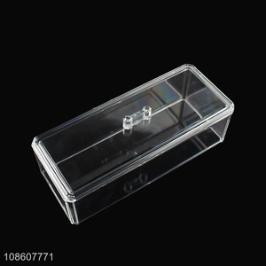 Hot selling transparent acrylic makeup organizer <em>jewelry</em> storage <em>box</em>