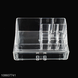 Top quality clear acrylic makeup organizer for <em>cosmetic</em> <em>brushes</em>