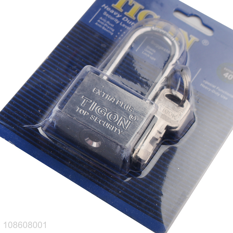 New arrival top security chrome plated square type padlock