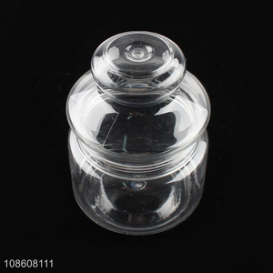 Top selling candy snack plastic storage jar with lid