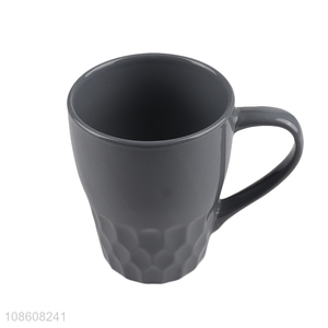 Wholesale glazed ceramic <em>mugs</em> embossed coffee <em>mugs</em> with handle