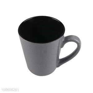 Wholesale two-tone speckled ceramic <em>mugs</em> porcelain coffee cups