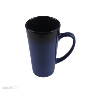 Good quality tall ceramic coffee <em>mugs</em> porcelain cups with handle
