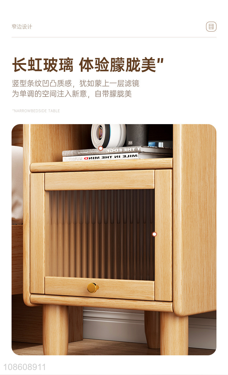 New arrival modern style bedroom bedside table nightstand for sale