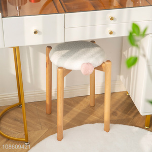 Top products bedroom solid wood stools dressing stool for sale