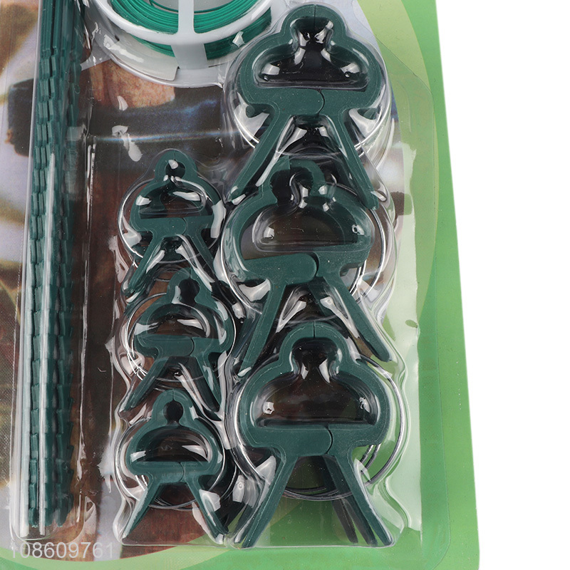 Wholesale 31pc garden clip set (20m cable tie, 12pc cable tie, 9pc large clip, 9pcs small clip)