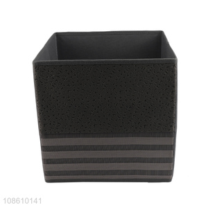 Yiwu market durable folding non-woven storage box cube storage bins