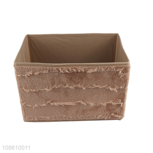 New arrival foldable nonwoven storage box lidless storage bins